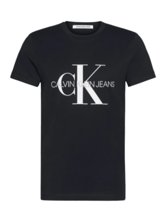 Calvin Klein Jeans Iconic Monogram Slim t-shirt - Black
